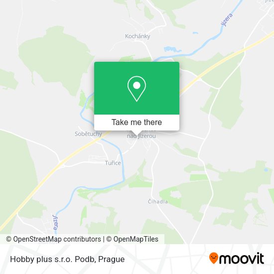 Hobby plus s.r.o. Podb map