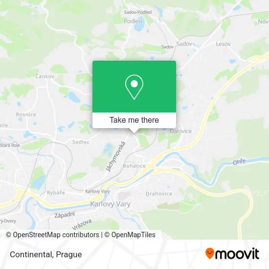 Карта Continental