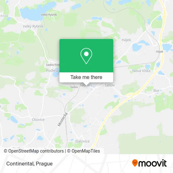 Карта Continental