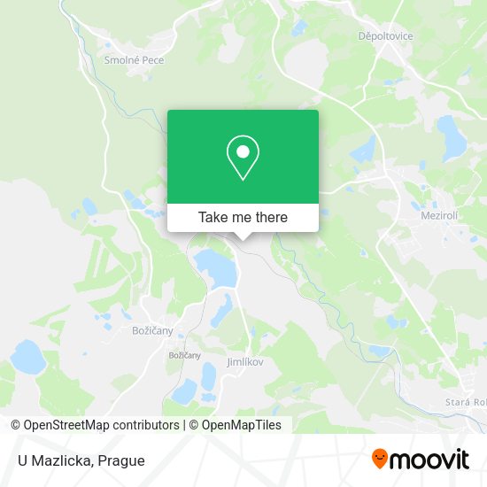 Карта U Mazlicka