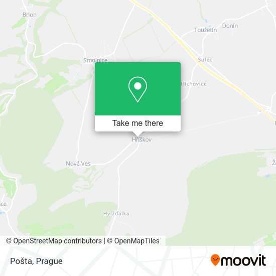 Карта Pošta
