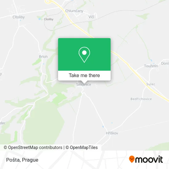 Карта Pošta