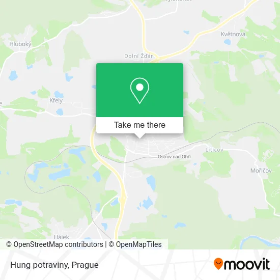 Карта Hung potraviny