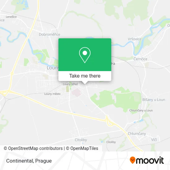 Карта Continental