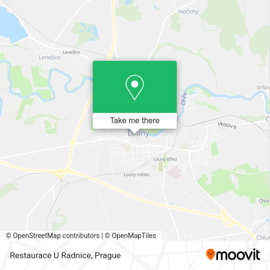 Карта Restaurace U Radnice