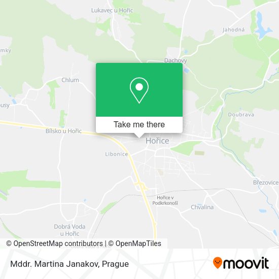 Mddr. Martina Janakov map