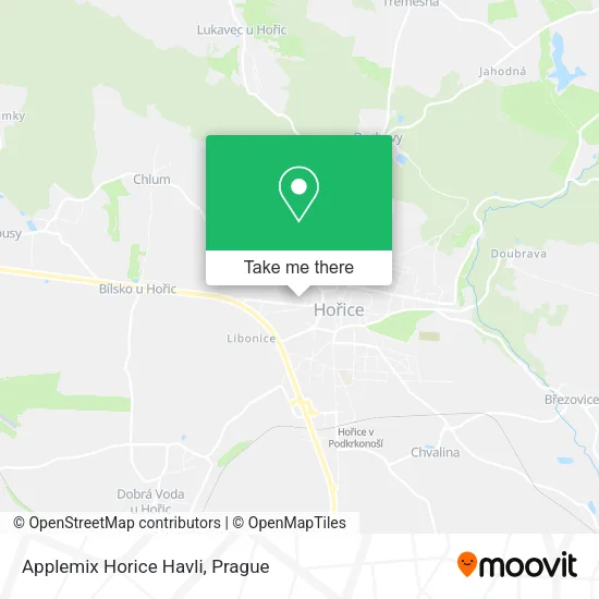 Карта Applemix Horice Havli
