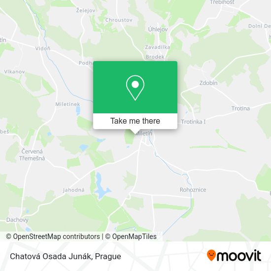Карта Chatová Osada Junák