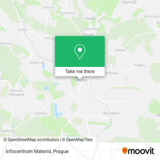 Карта Infocentrum Materid