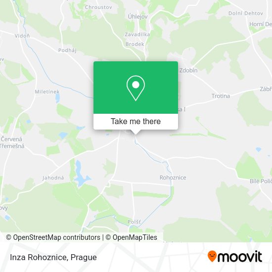 Карта Inza Rohoznice