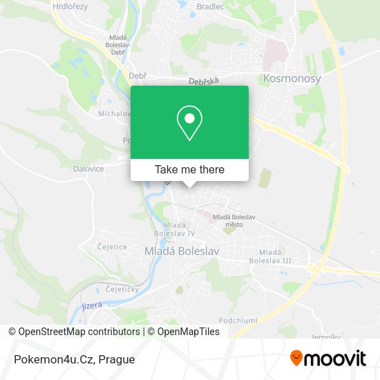 Карта Pokemon4u.Cz