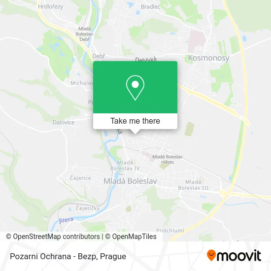 Карта Pozarni Ochrana - Bezp