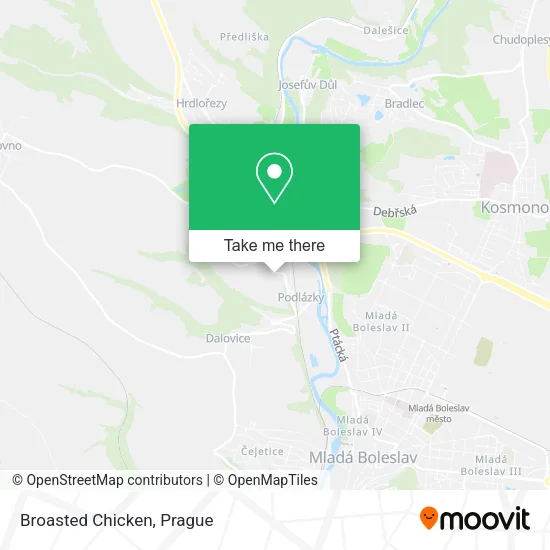 Карта Broasted Chicken
