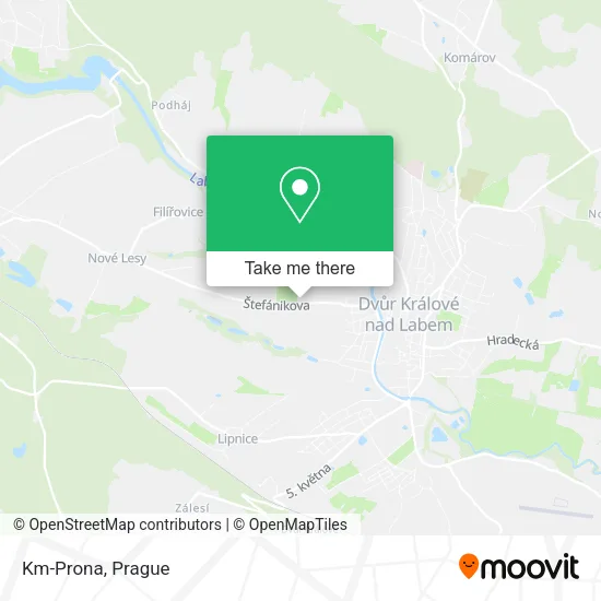 Карта Km-Prona