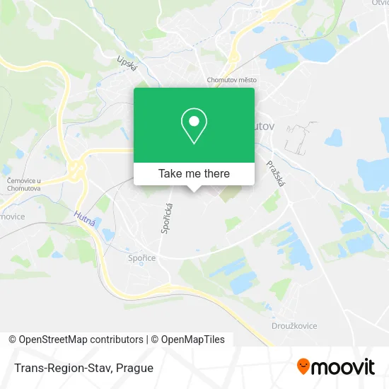 Карта Trans-Region-Stav