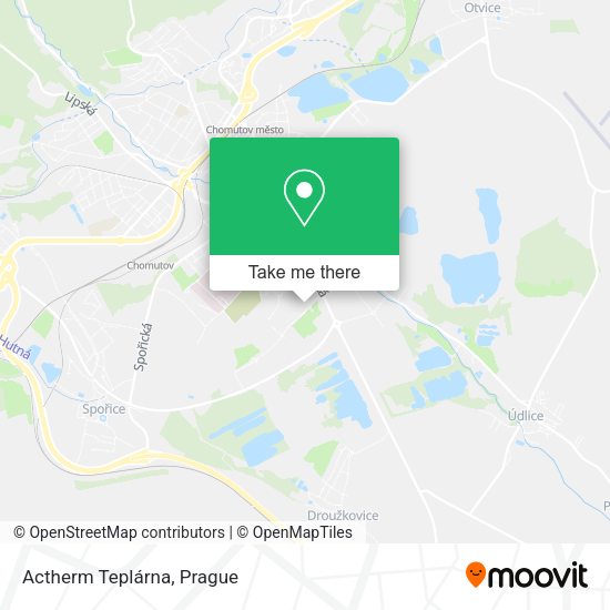 Карта Actherm Teplárna