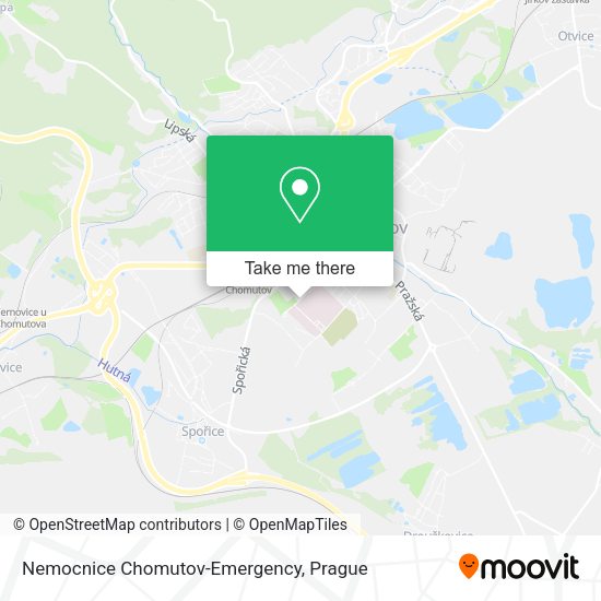 Карта Nemocnice Chomutov-Emergency