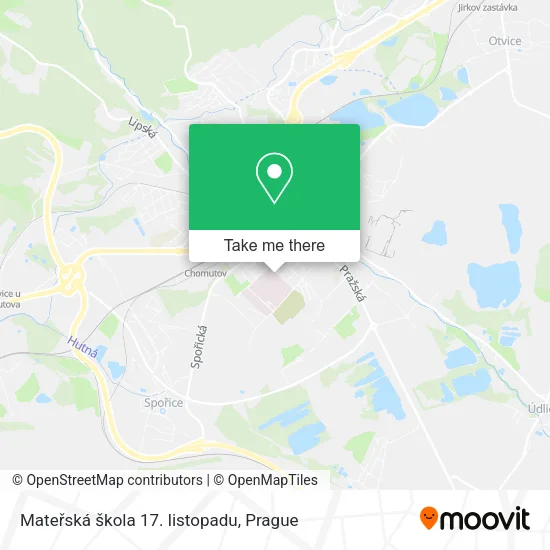 Карта Mateřská škola 17. listopadu