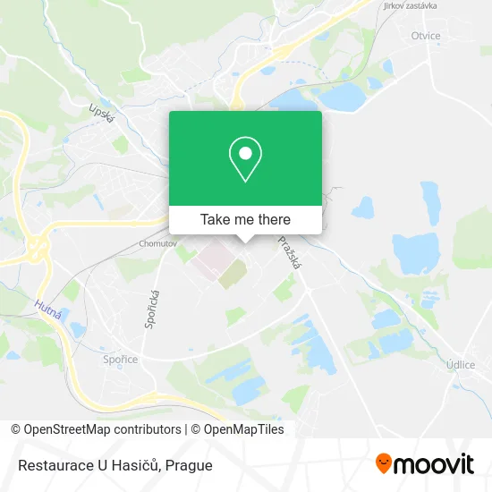 Карта Restaurace U Hasičů