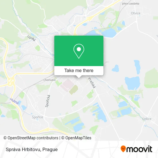Карта Správa Hrbitovu