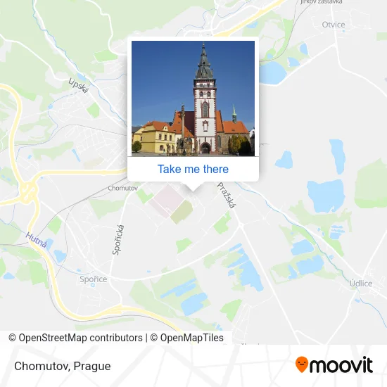 Карта Chomutov