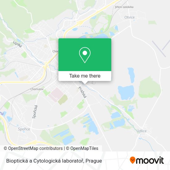Карта Bioptická a Cytologická laboratoř