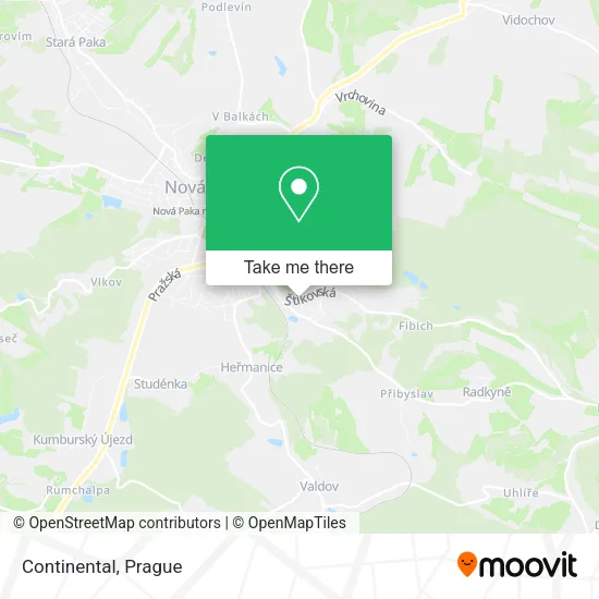 Карта Continental