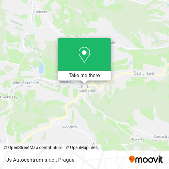 Карта Js Autocentrum s.r.o.