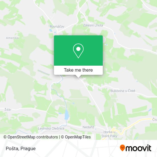 Карта Pošta