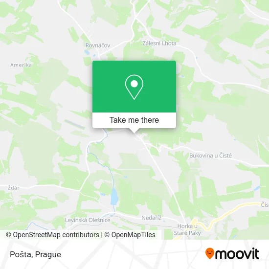 Карта Pošta