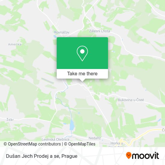 Карта Dušan Jech Prodej a se