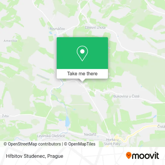 Карта Hřbitov Studenec