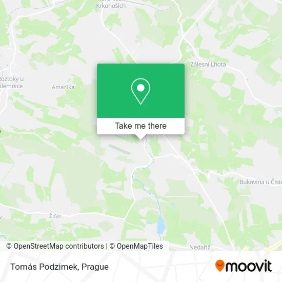 Карта Tomás Podzimek