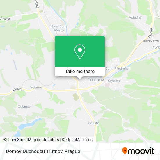 Карта Domov Duchodcu Trutnov