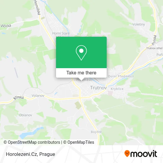 Карта Horolezeni.Cz