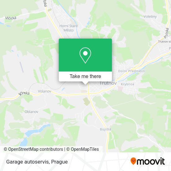 Карта Garage autoservis