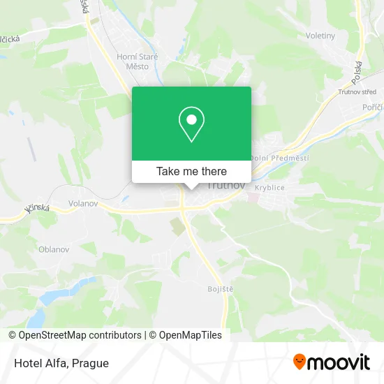 Карта Hotel Alfa