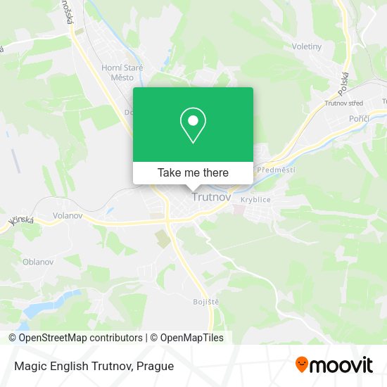 Карта Magic English Trutnov