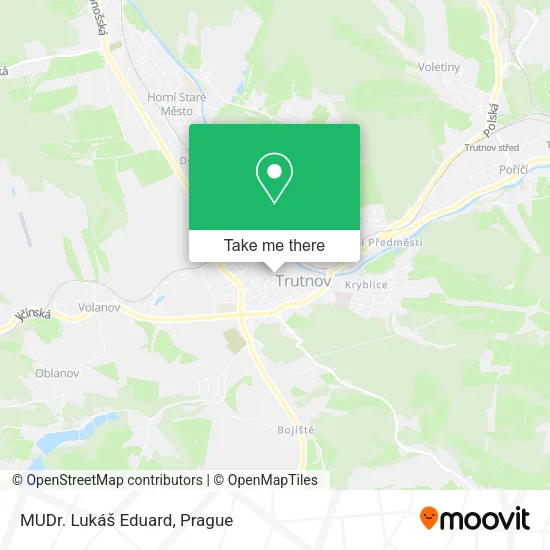 Карта MUDr. Lukáš Eduard