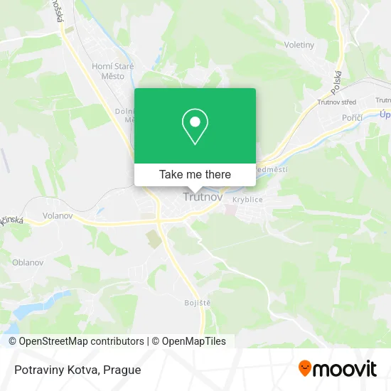 Карта Potraviny Kotva