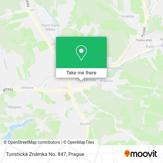 Карта Turistická Známka No. 847