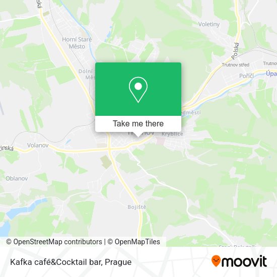 Карта Kafka café&Cocktail bar