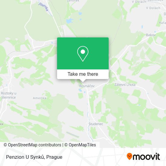 Карта Penzion U Synků