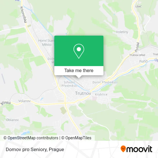 Карта Domov pro Seniory