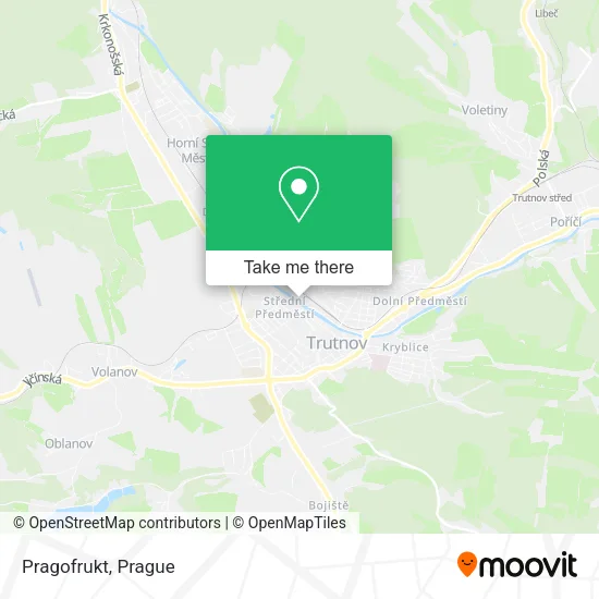 Карта Pragofrukt