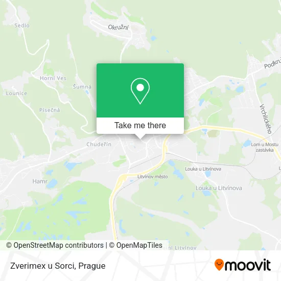 Карта Zverimex u Sorci