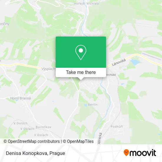 Denisa Konopkova map