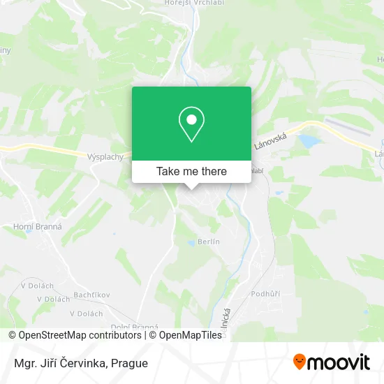 Mgr. Jiří Červinka map