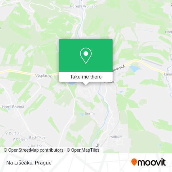 Карта Na Liščáku