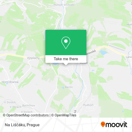 Карта Na Liščáku